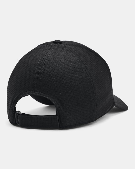 Men's UA Iso-Chill Armourvent™ Fish Adjustable Cap in Black image number 1